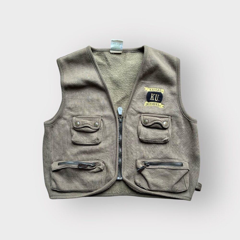 Vintage KU Kansas Jayhawks Vest